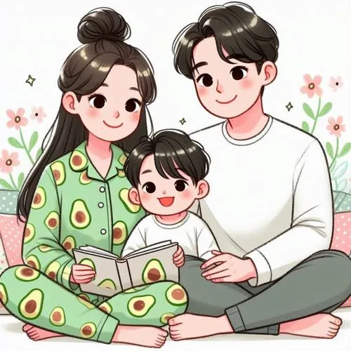 Cả nhà tạo dáng du lịch, balo nhỏ, giày thể thao, màu tươi, cảm giác háo hức nhẹ