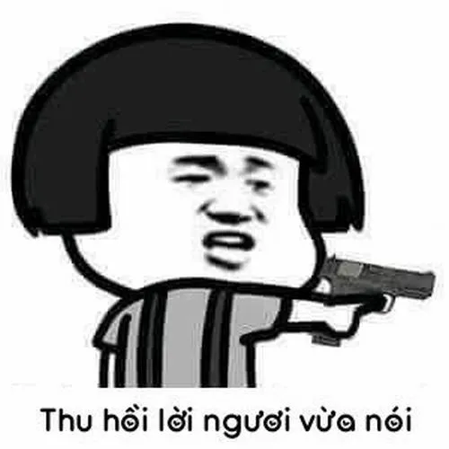 Hình chibi hài hước vô tri theo tình huống bị tag tên, bị nhắc deadline, bị hỏi sao im