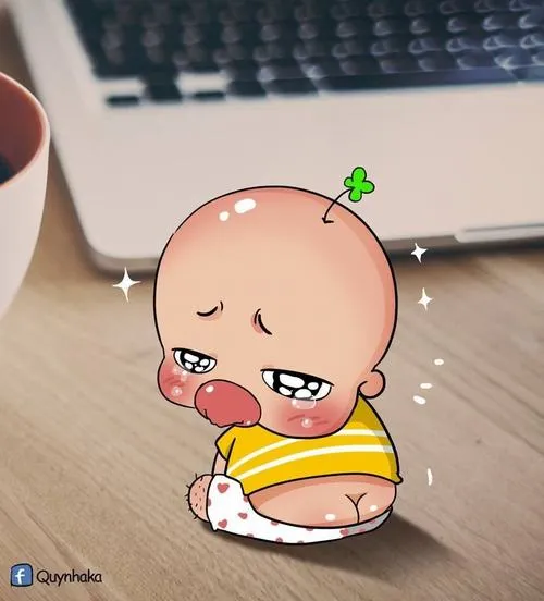 Bộ ảnh chibi vô tri theo tình huống đi làm, đi học, bị réo tên trong nhóm chat