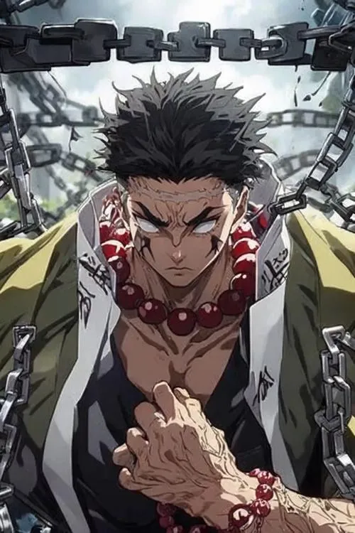 Bộ 62 Hình Nền và Ảnh Gyomei Himejima hình tượng tràng hạt nham trụ đầy uy lực