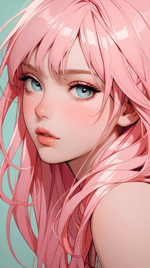 Ngọt lịm với trái tim nhỏ rải nhẹ trên nền chuyển sắc