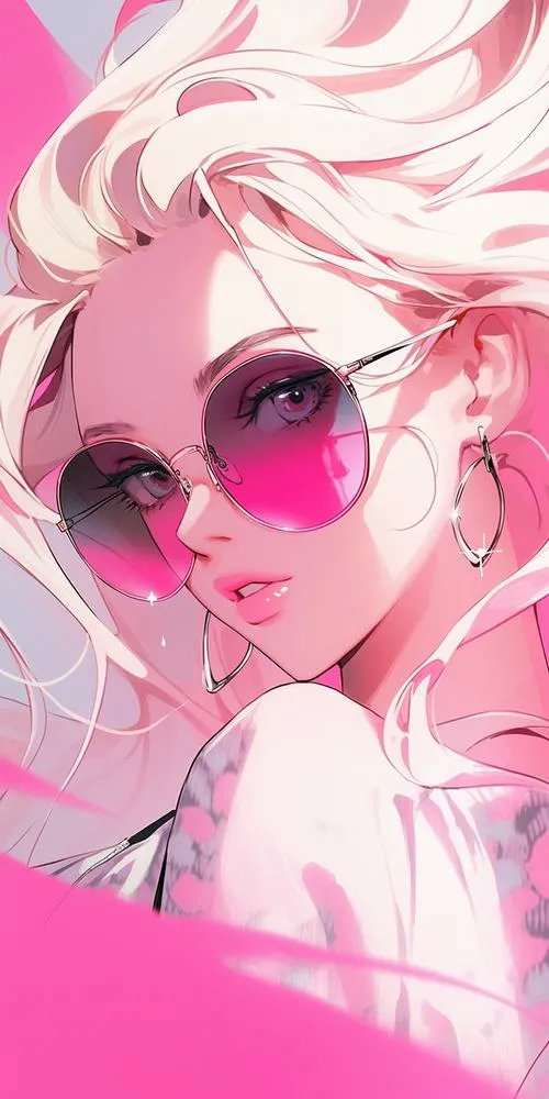 Ánh đèn neon hồng tím làm nổi khối nhân vật nhìn rất có chiều sâu