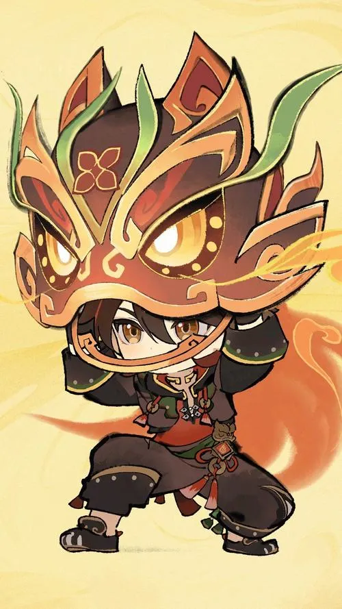 Hình nền Gaming Genshin Impact chibi