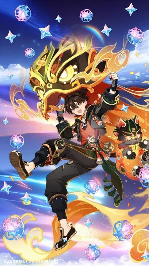 Ảnh nền Gaming 4K, pose đứng thẳng tự tin, nụ cười sáng, cảm giác nhiệt huyết không bao giờ tắt