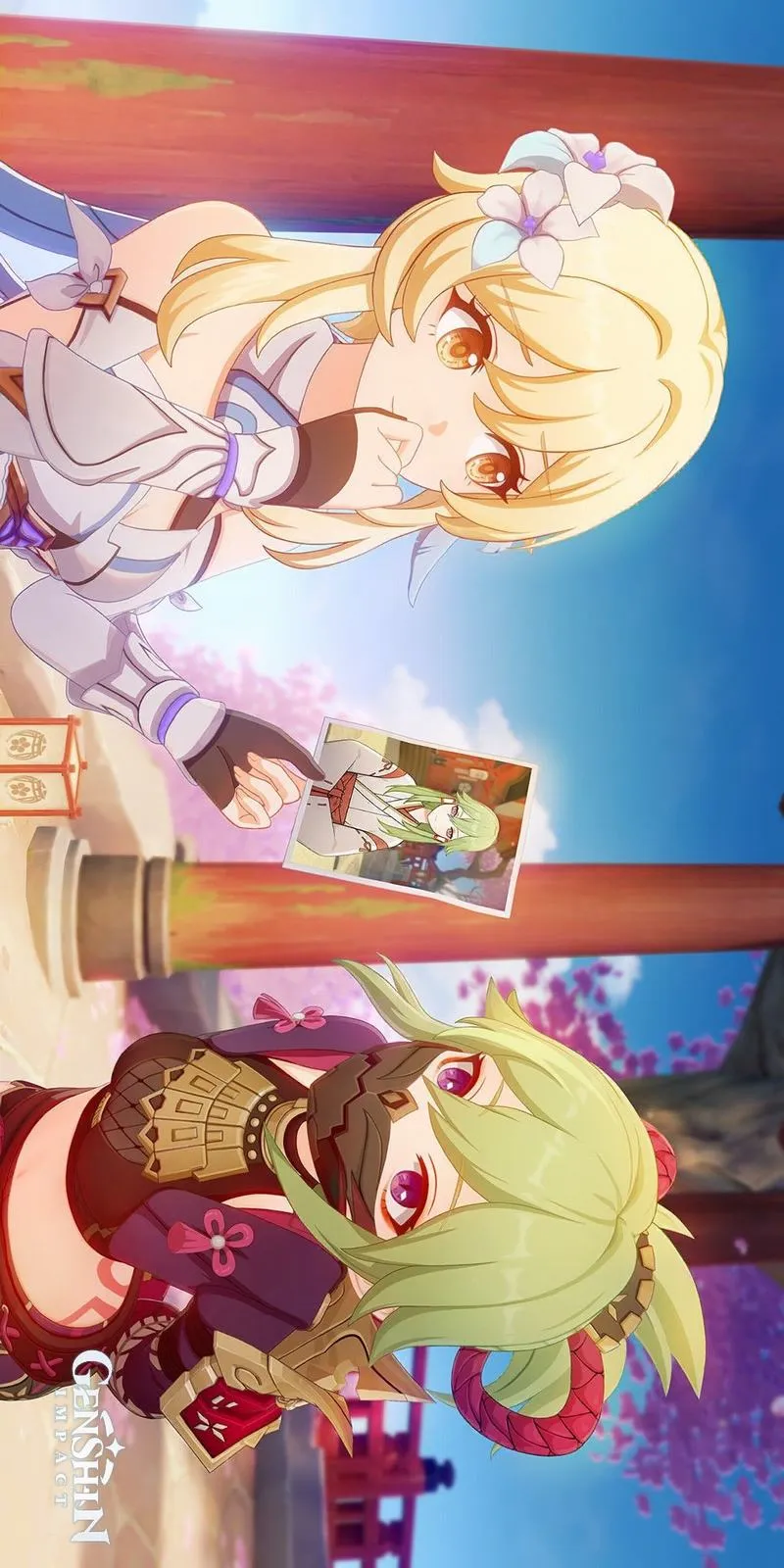 Hình nền 4K 16 9, nhân vật đứng lệch, bố cục gọn, điểm nhấn rõ, không che biểu tượng