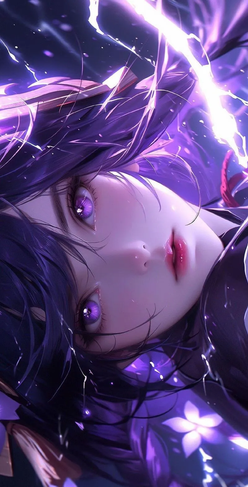 Hình nền đẹp Liyue về đêm, đèn lồng rực vừa đủ, tương phản tốt, icon vẫn rõ ràng