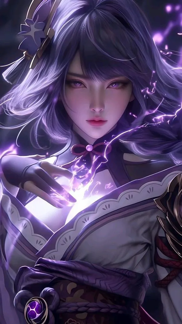 BST 125 Ảnh Hình Nền Genshin Impact 4K dọc cho điện thoại phối màu nguyên tố gọn gàng