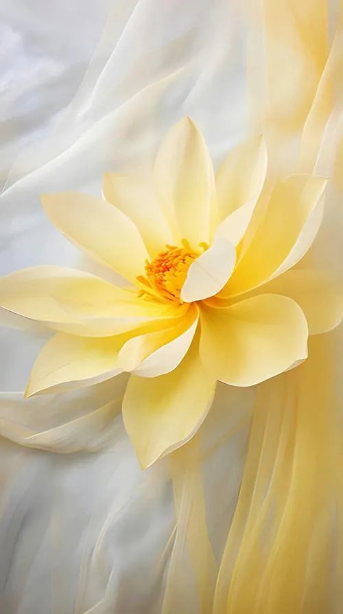 Lựa nền điện thoại hoa sen vàng có điểm sáng tập trung như ngọn nến