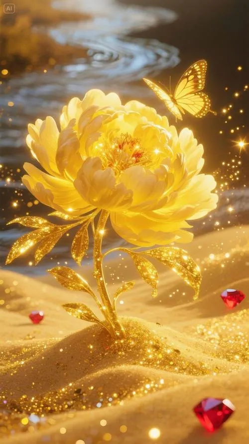 Kết hợp hoa súng để tạo nền đối xứng dịu mắt