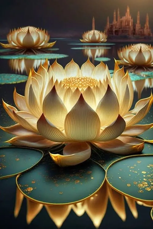 Tinh chỉnh bố cục có điểm nhấn ở đài sen