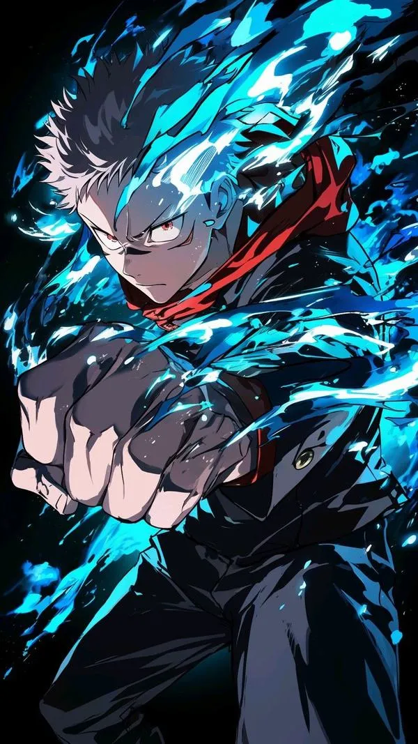 Hình nền dàn chú thuật sư, bối cảnh Trường Cao trung Chú thuật Tokyo, ánh đèn neon, không khí căng