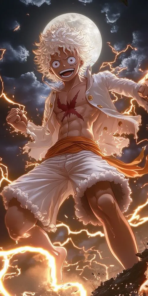 Ảnh nghệ thuật số Gear 5 với nền gradient tím, đường nét mềm, cảm giác siêu thực nhẹ tênh