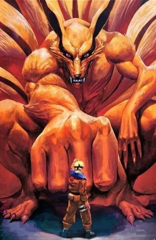 Album 60 Hình Nền Naruto Cửu Vĩ ngầu với chế độ chakra vàng kim bao quanh người