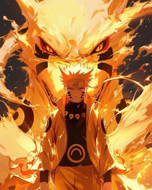67 Hình Nền Naruto Lục Đạo đẹp với áo choàng vàng rực và Cầu Đạo Ngọc đen cực ngầu