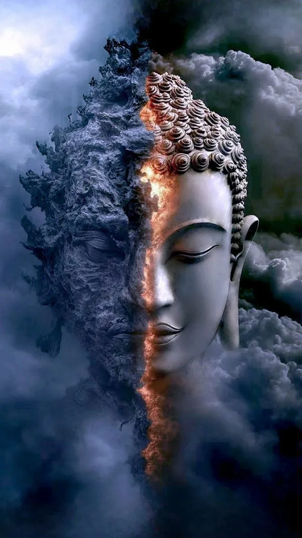 Tạo hình Hiền dữ bằng nửa mặt đối lập lạnh gáy