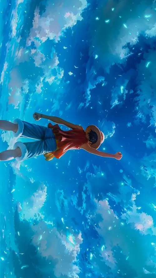 Bộ 100 Hình nền One Piece 4k cho PC cùng băng Mũ Rơm rực rỡ giữa biển hoàng hôn