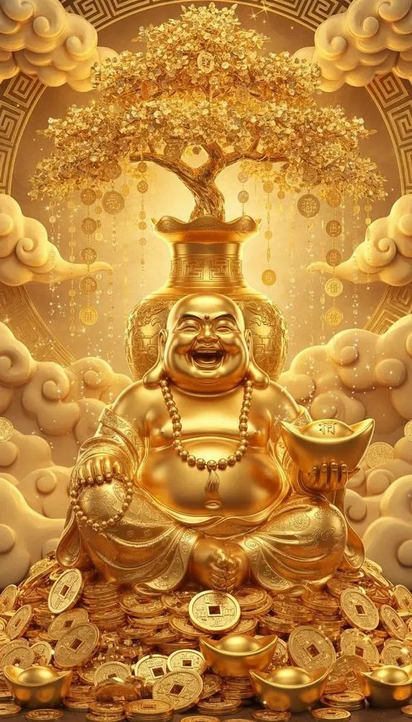 Chọn hình nền thiền với mây lành và ánh sáng lan tỏa nhẹ