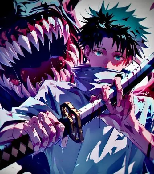 BST 65 Hình Nền Yuta Okkotsu phong cách u ám đồng phục trắng nổi bật giữa nền tối