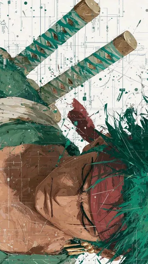 Ảnh Zoro gợi nhắc Kaido, vệt chém sâu như xé gió, khói cuộn dày, cảm giác bão tố