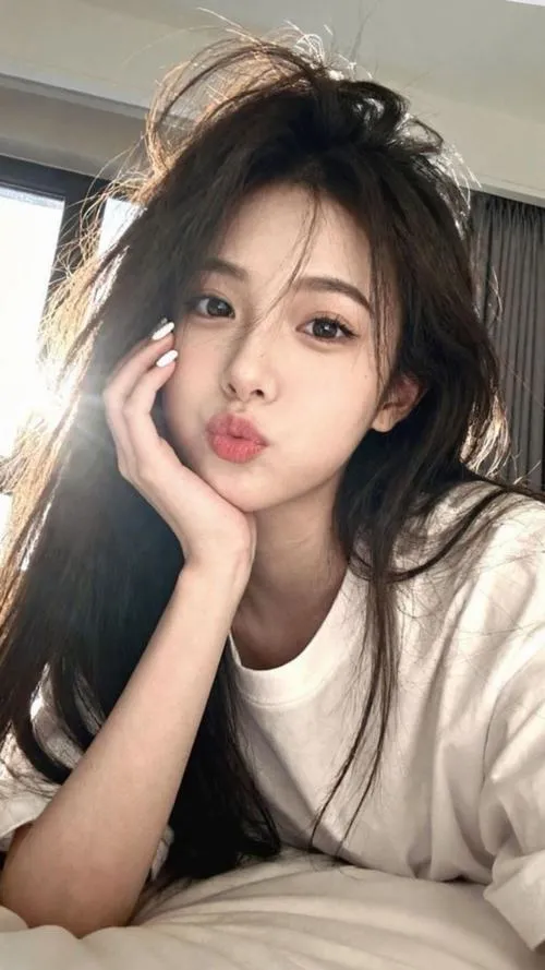 Nét đẹp không son phấn đậm làm ảnh dịu mắt