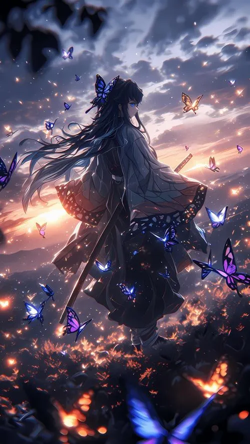 Hình ảnh anime ngầu và sức hút của chi tiết nhỏ như găng tay, mặt nạ, vệt sáng