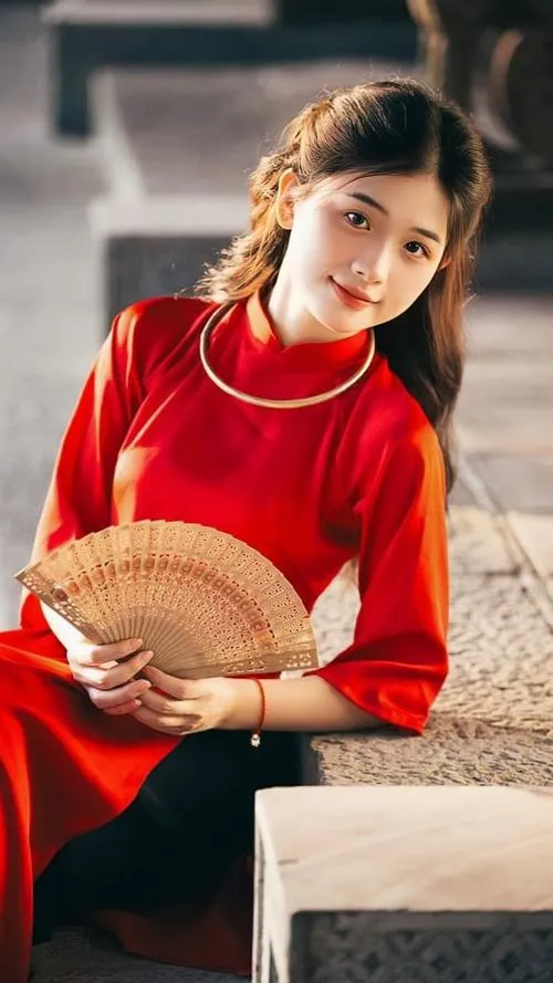 Tạo dáng ảnh áo dài như một cách giữ lại nét xưa