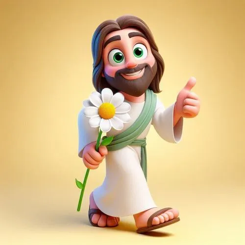 Bộ hình Chúa Giêsu chibi dễ thương hợp làm sticker, thiệp, hình nền mà không sến