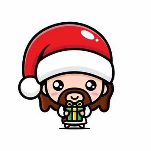 Một hình vẽ chibi dễ thương có đôi mắt long lanh và biểu cảm hiền ấm áp