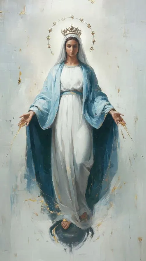 Hình ảnh đức mẹ Maria không chỉ là tranh, mà là một khoảng an trú