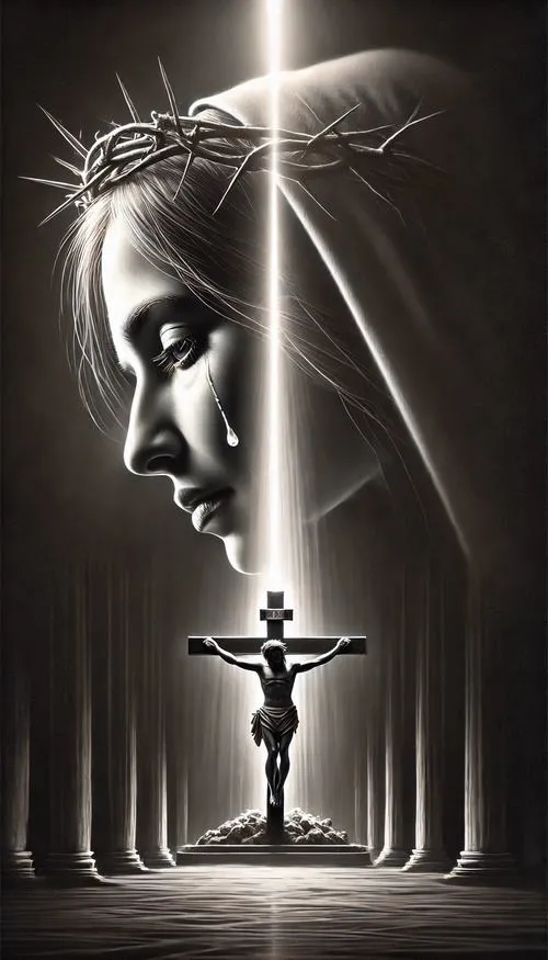 Hoa hồng đặt cạnh trái tim gợi lòng thương xót