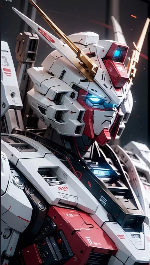 123 Ảnh Hình Nền Gundam 4K ngầu phong cách Real Robot với V-Fin nổi bật