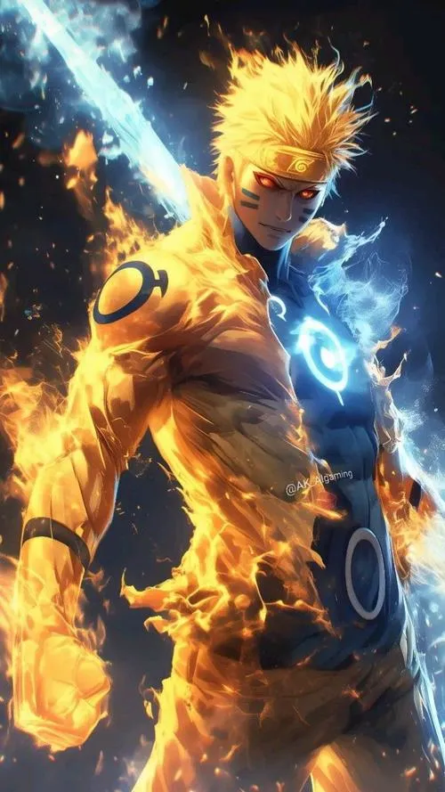 Ảnh bìa chiến binh hai luồng chakra đối nghịch, xanh và vàng, không khí đối đầu cực gắt.