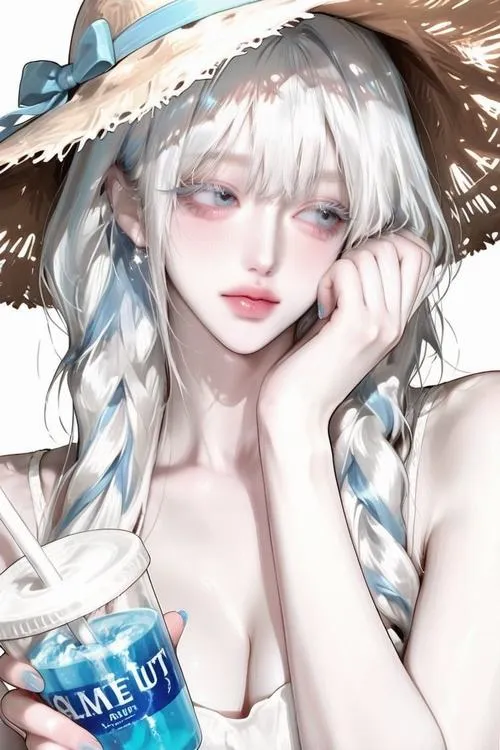 Nàng xinh tông pastel loang, hiệu ứng bokeh phía sau, tạo không khí dịu và sâu hơn.