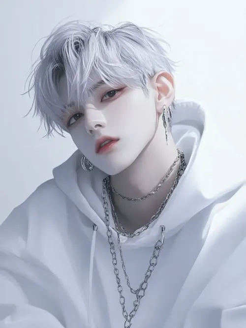 Nam thần lạnh lùng selfie gương, hậu cảnh mờ, dáng ngồi thu mình tạo cảm giác bí ẩn.