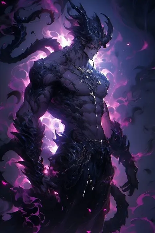 85 Hình Ảnh Ác Quỷ Nam Anime Ngầu phong cách lạnh lùng tông màu đỏ đen bí ẩn