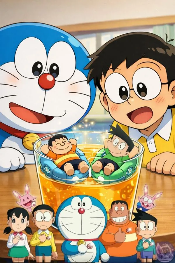 Bộ 56 Hình Ảnh Doraemon và Các Bạn tươi sáng đường viền mịn nhìn rõ từng chi tiết