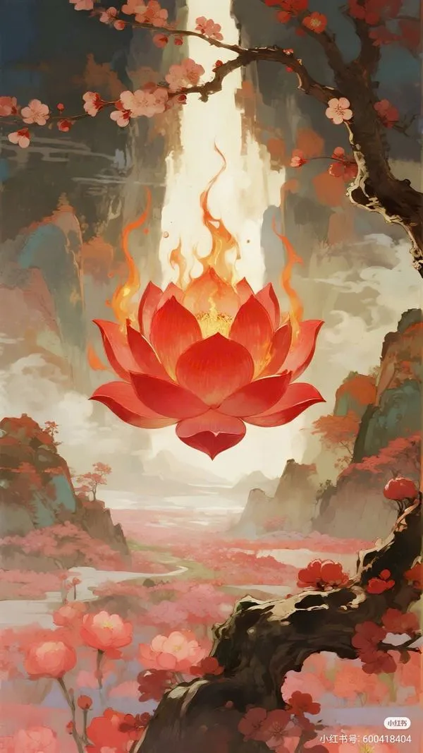 Hình nền điện thoại chuông chùa treo xa, hồ sen tĩnh, sắc xanh xám tạo không khí trang nghiêm.