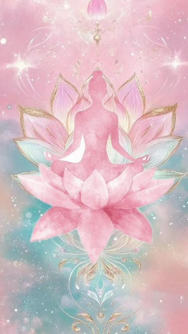 Wallpaper trầm hương tỏa khói quanh sen trắng, nền nâu ấm, tạo cảm giác bình tâm rõ rệt.