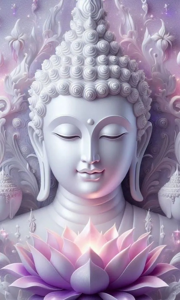 Ảnh màn hình chờ sen nở sát mặt nước, bùn lầy mờ phía dưới, nhấn mạnh nét không nhiễm.