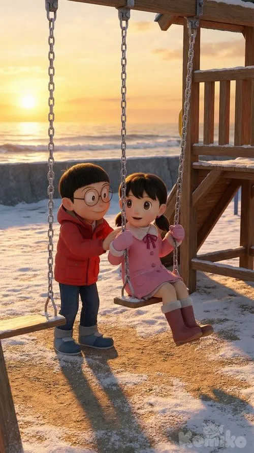 Hình nền đôi tuổi học trò ngồi cạnh nhau giữa bãi cỏ, nụ cười hiền và cảm giác dịu dàng