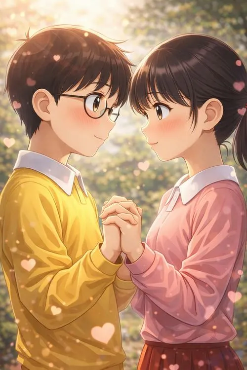 Hình đẹp cận cảnh ánh mắt hai bạn, phản chiếu ánh đèn, cảm giác rung rinh và dịu dàng