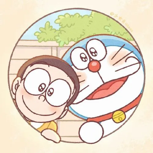 Doraemon và Nobita làm bài, túi thần kỳ mở ra, bé kể chuyện khi tô màu rất thích