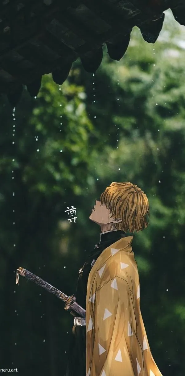 Ảnh wallpaper anime lạnh, bầu trời sao và bóng dáng nhân vật đứng lặng