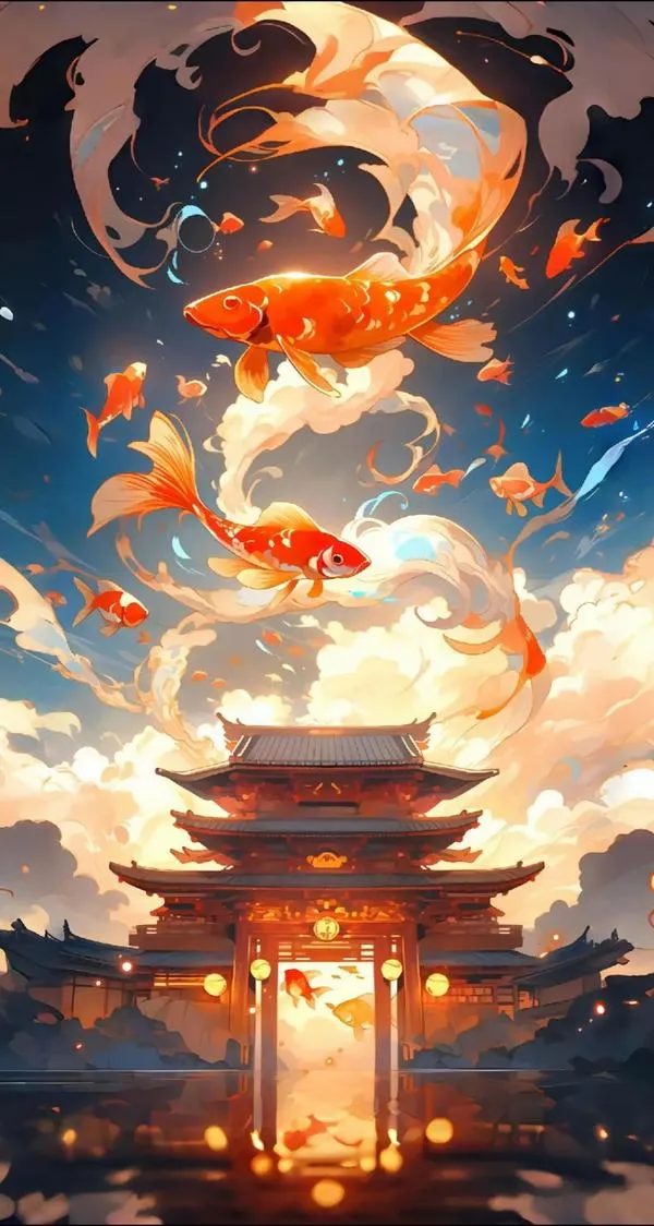 62 Hình Nền Cá Chép Hóa Rồng đẹp từ 3D tới 4K cho điện thoại tăng động lực mỗi ngày
