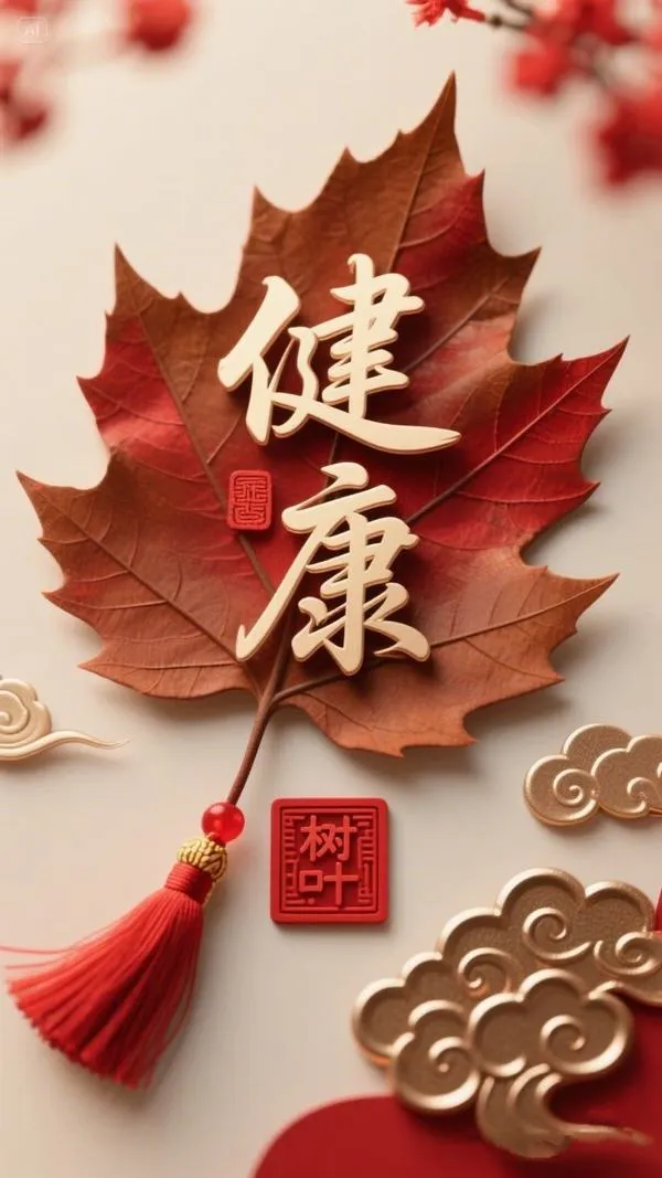 Ảnh nền đỏ vàng chữ thư pháp nổi khối, hoa văn cắt giấy, không khí tết sang trọng