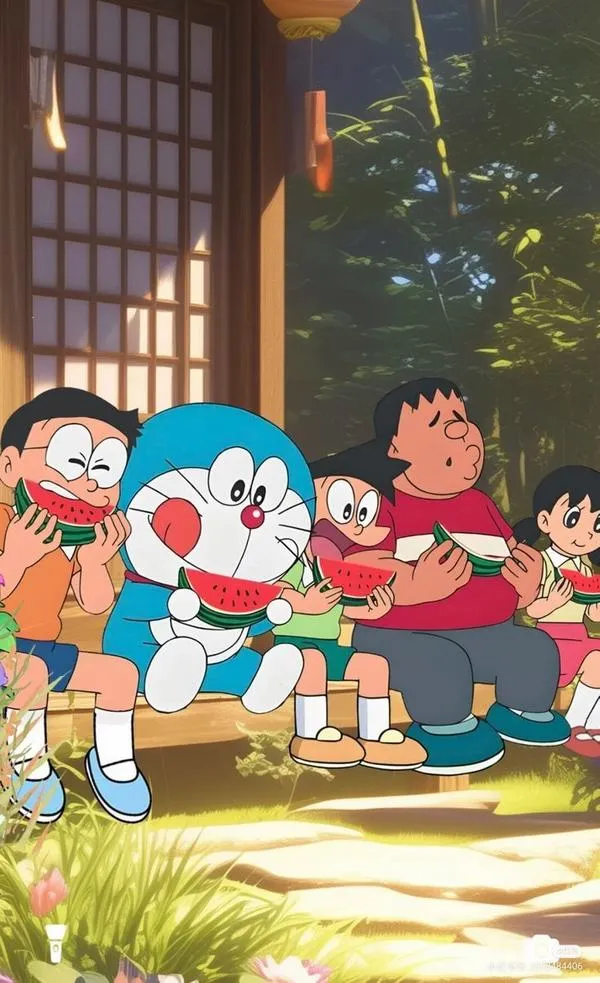 Ảnh anime mèo ú thả bóng bay, chữ viết tay ngắn, nền pastel nhẹ, hợp ai thích mềm mại