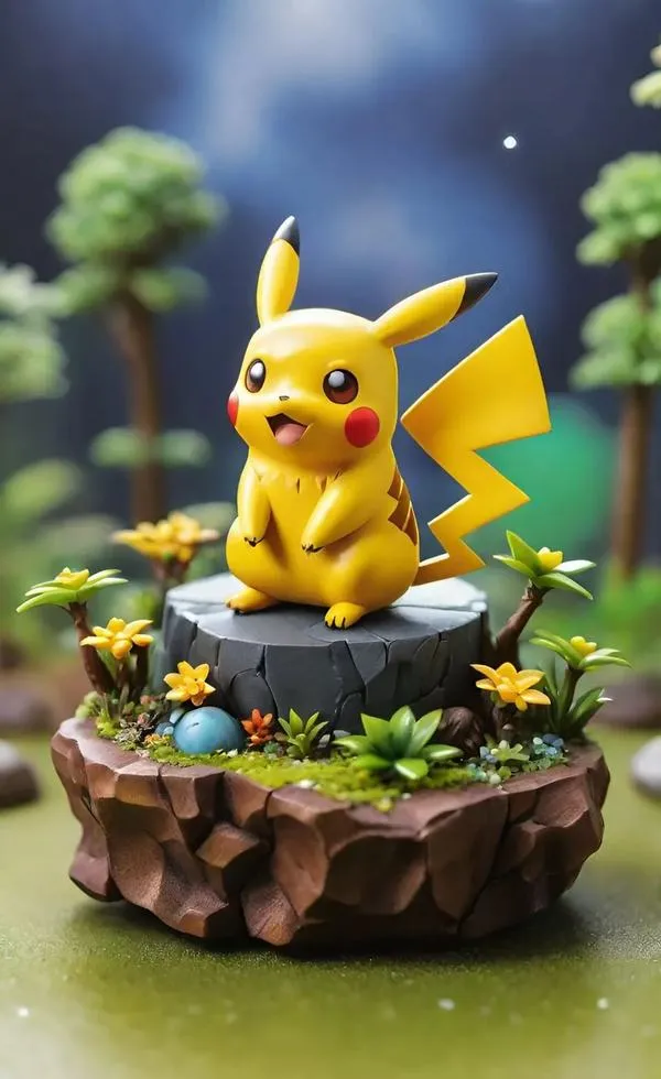 36 Hình Nền Pikachu 3D đẹp với biểu cảm lắc tai chu môi lườm yêu cực dễ cưng