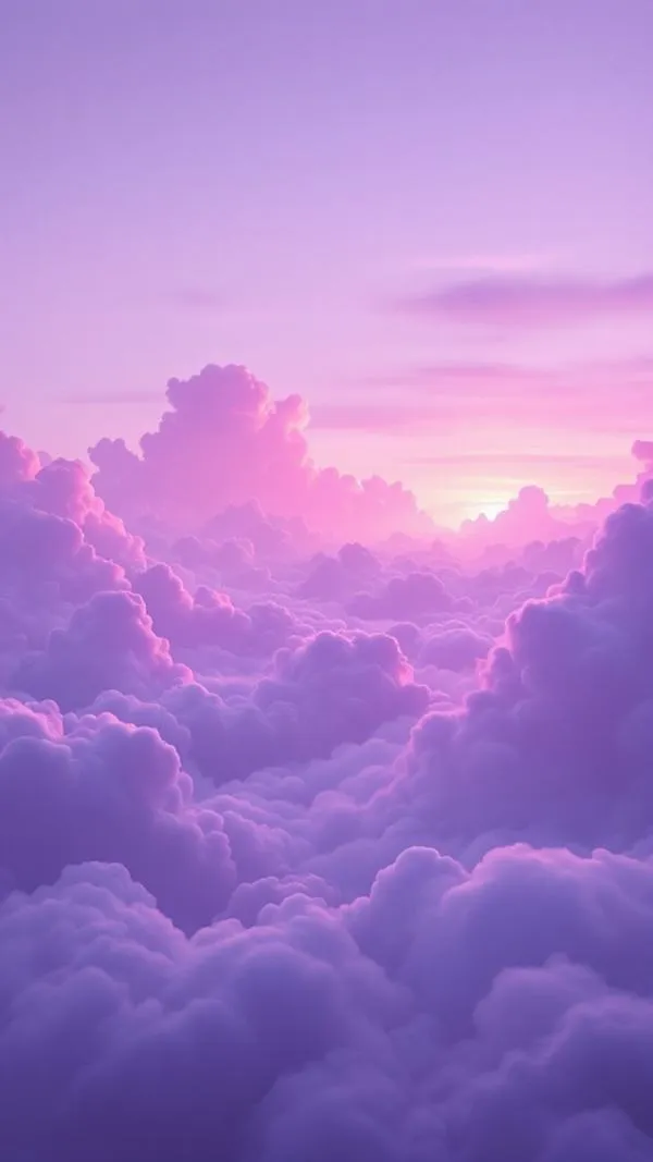 Tải ảnh hình nền ánh tím với vùng tối sâu, giữ bố cục gọn, không che icon