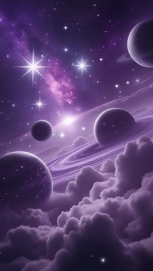 Tải ảnh hình nền ánh tím với quầng sáng mềm, nhịp màu êm, dễ phối giao diện