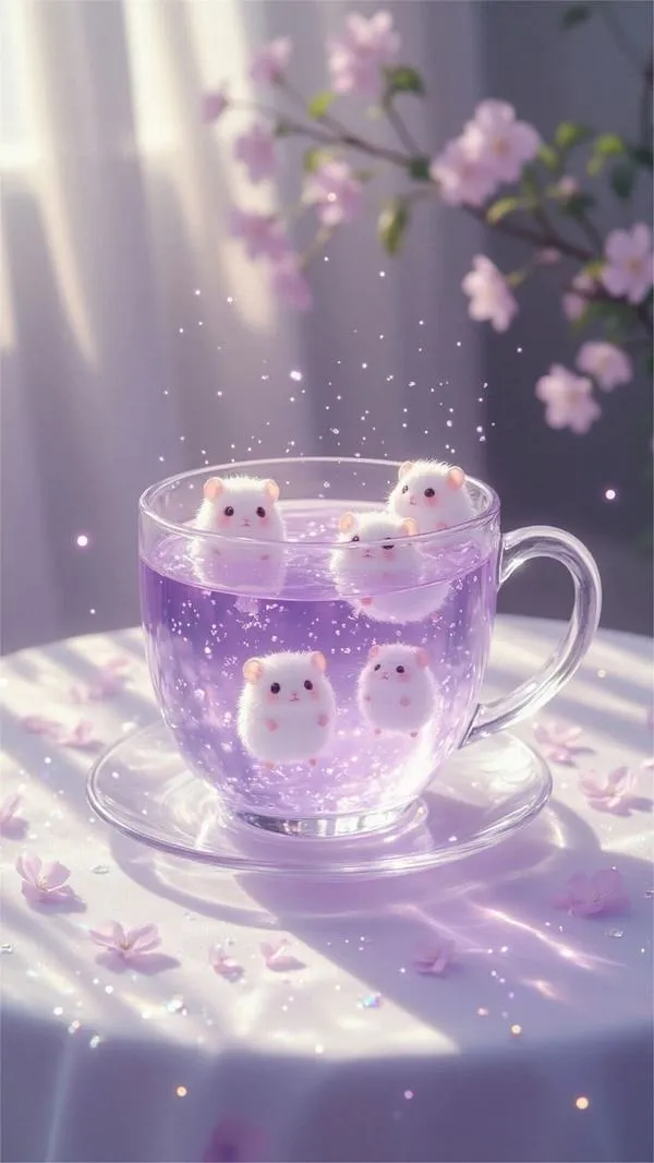 Ảnh bìa 4K nền sáng tím với vệt chuyển màu mịn, nhìn sạch và sang